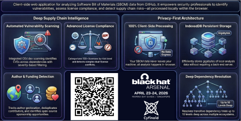 BlackHat Asia 2026 Arsenal: SBOM Play
