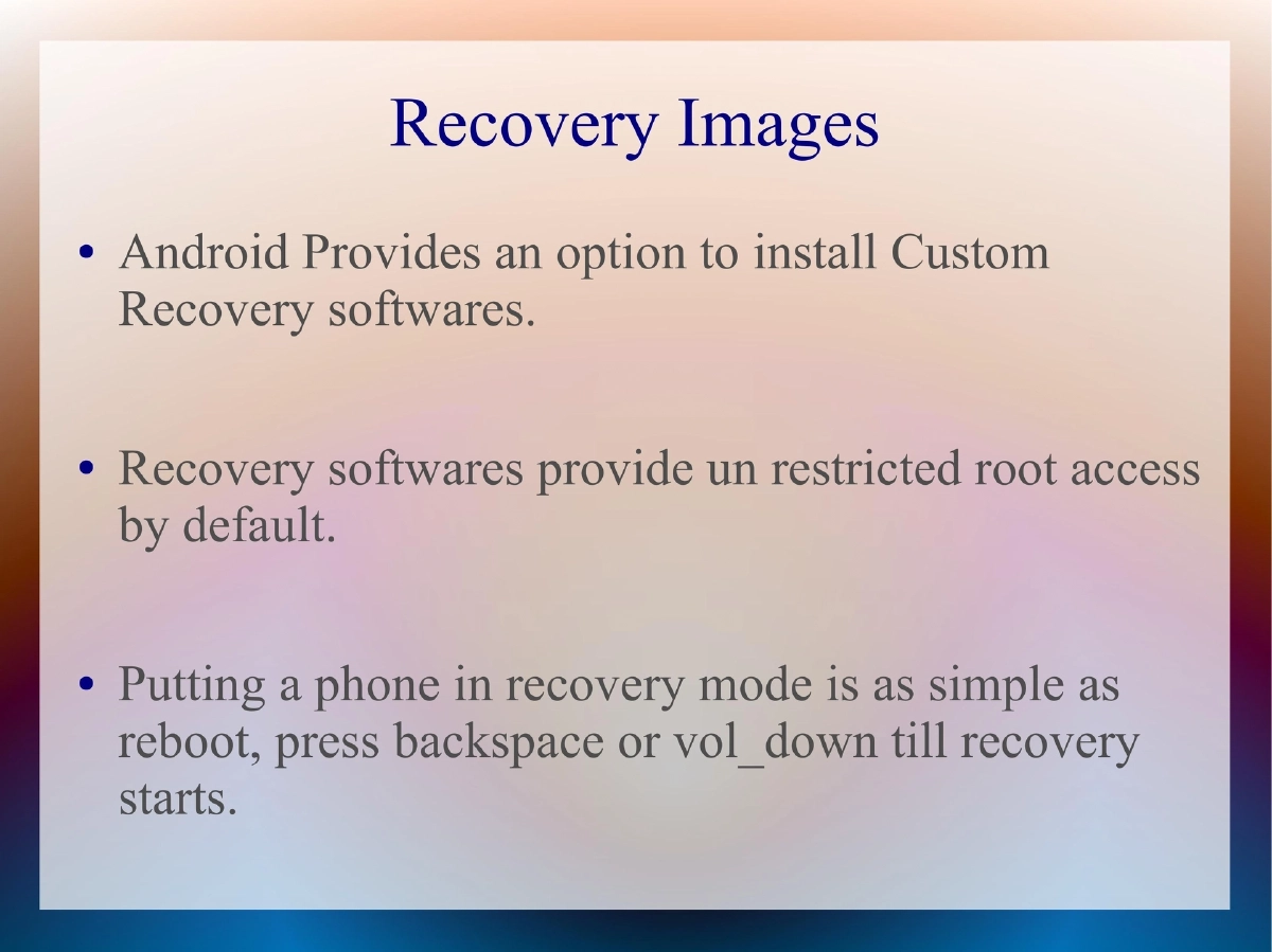 Slide 18 of Cocon Security Issues In Android Custom Roms