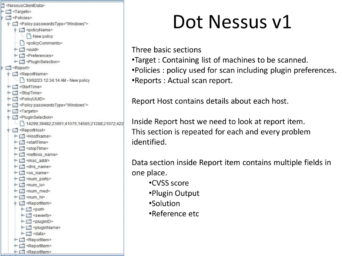 Slide 9 of Nessus Reporting Karma