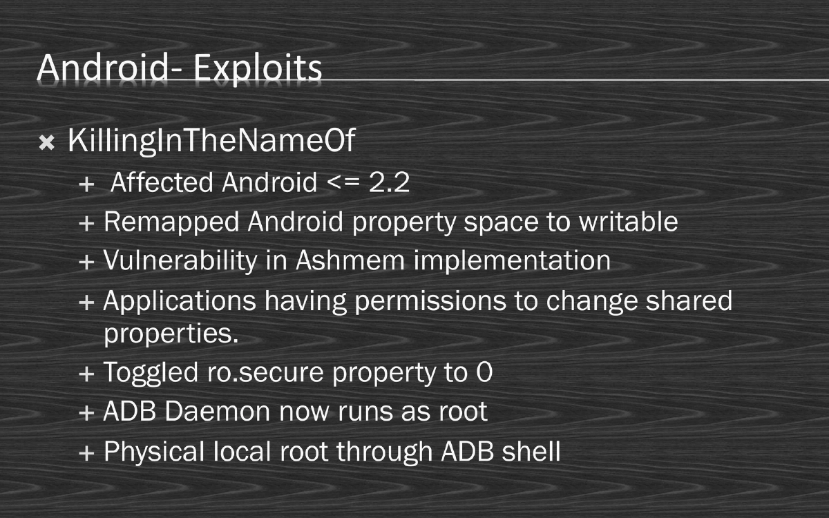 Slide 26 of Android Village