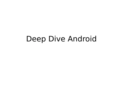Deep Dive Android Cocon
