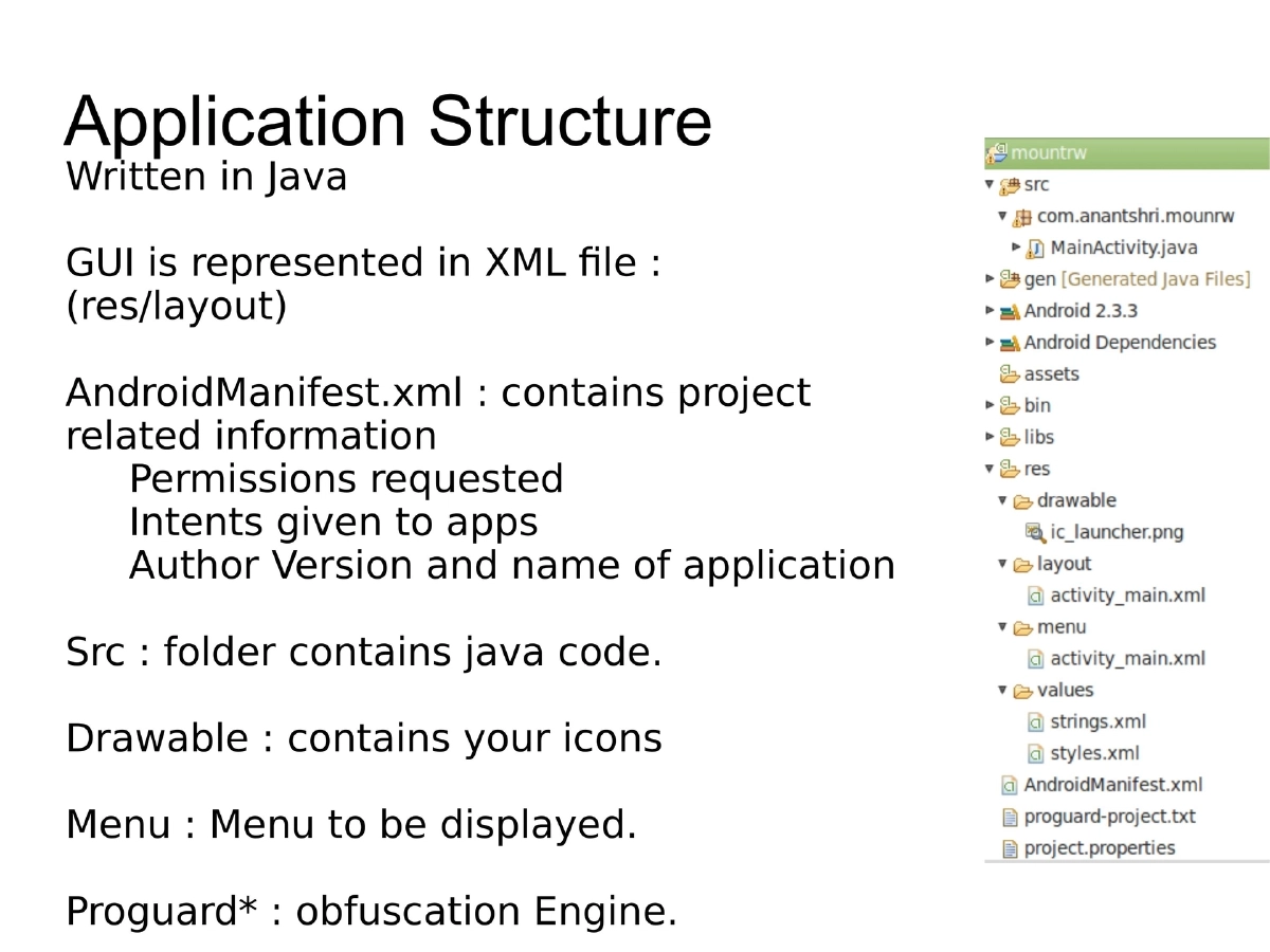 Slide 10 of Deep Dive Android Cocon
