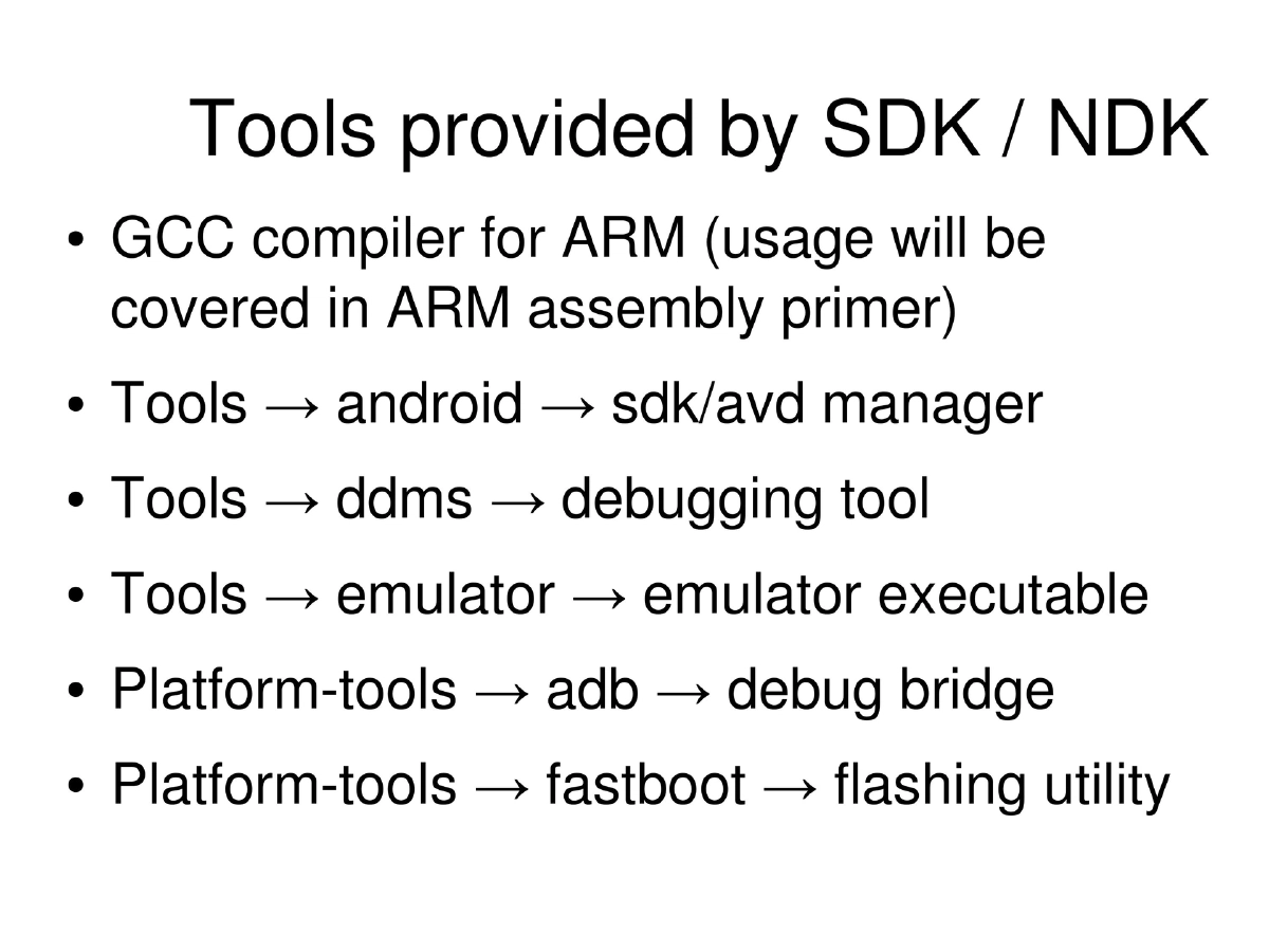 Slide 46 of Deep Dive Android Cocon