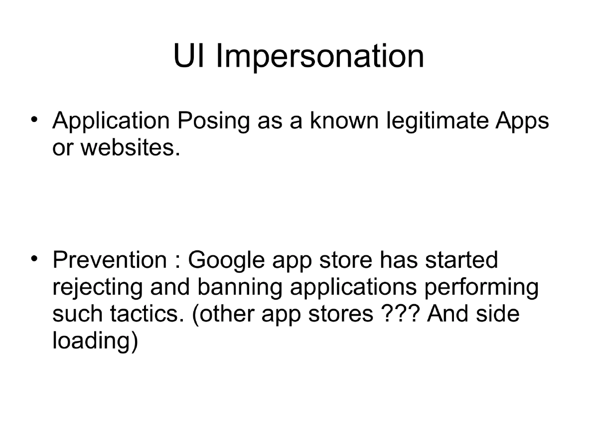 Slide 61 of Deep Dive Android Cocon