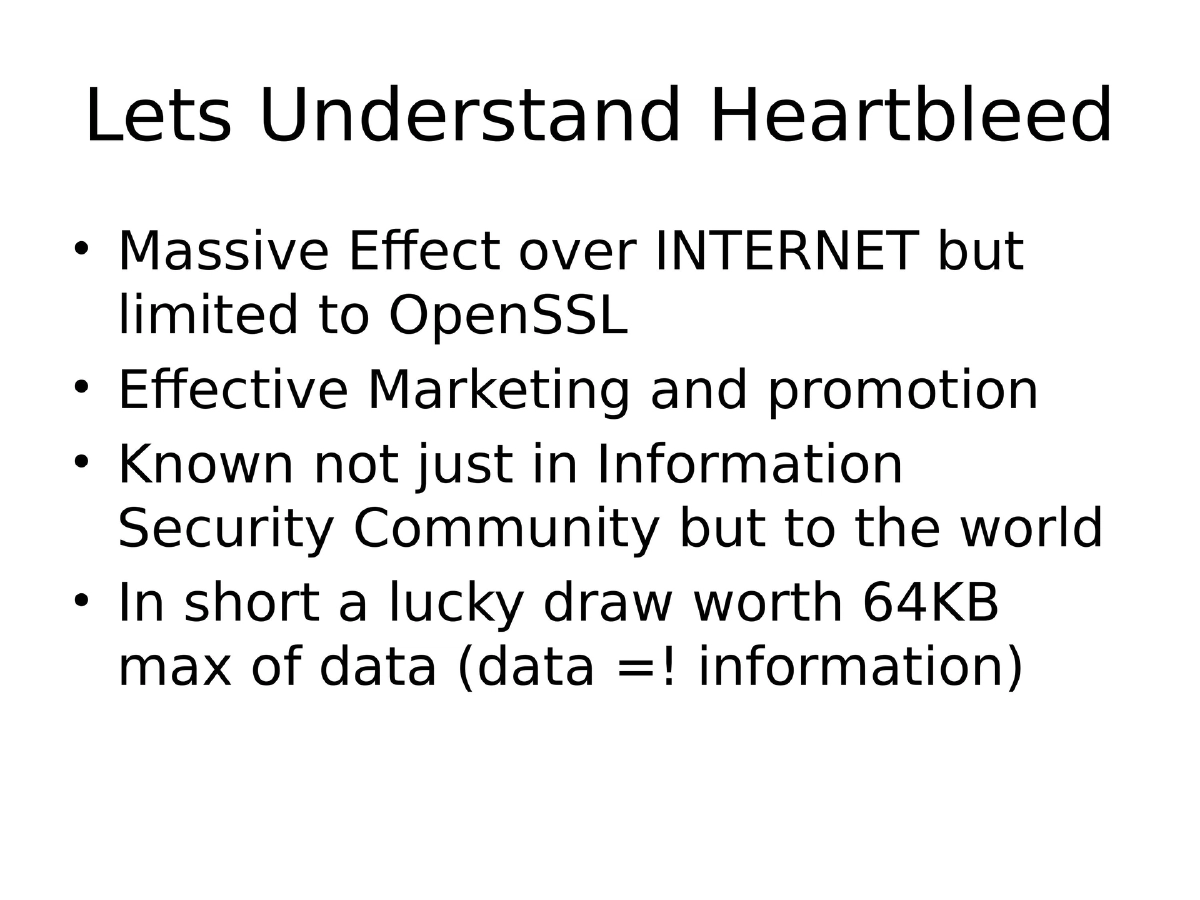 Slide 10 of Rootconf Heartbleed