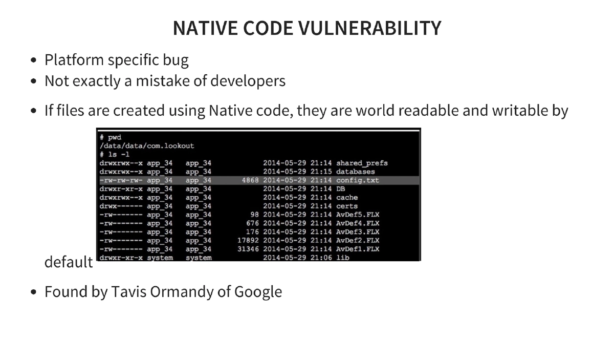 Slide 86 of C0c0n Deep Dive Android