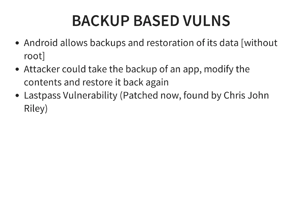 Slide 95 of Nullcon Android