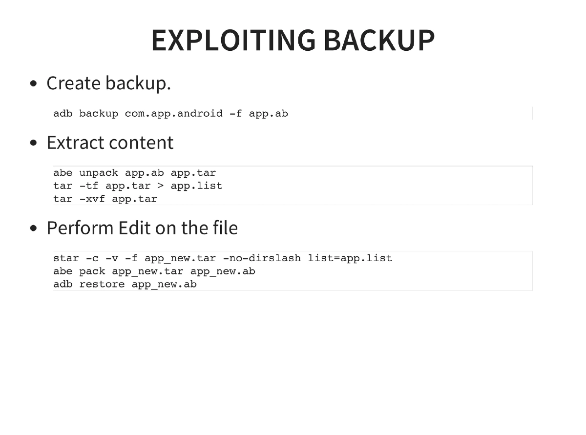Slide 97 of Nullcon Android