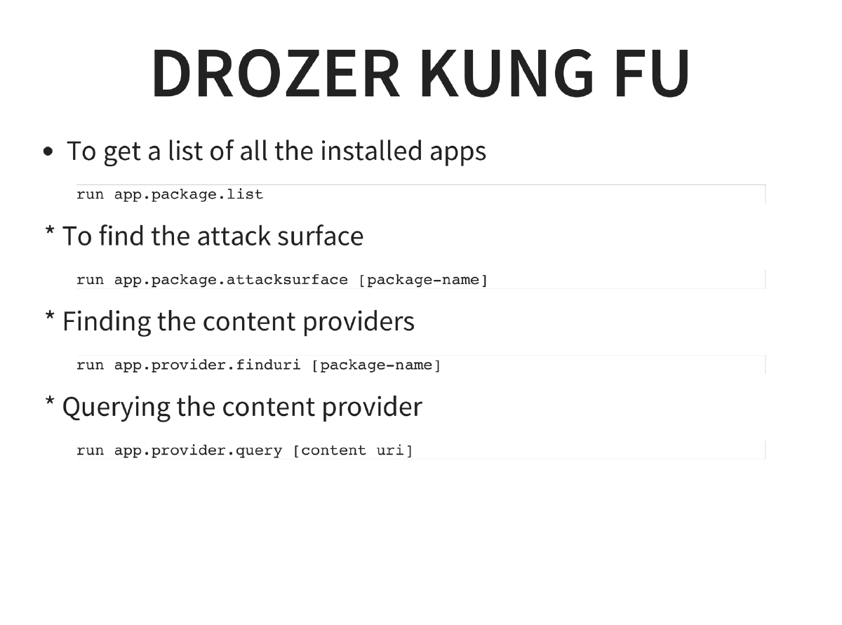 Slide 104 of Nullcon Android