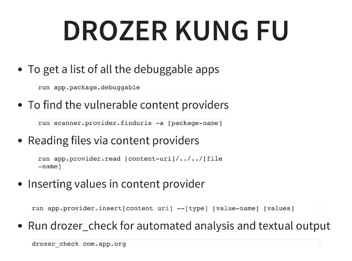 Slide 105 of Nullcon Android