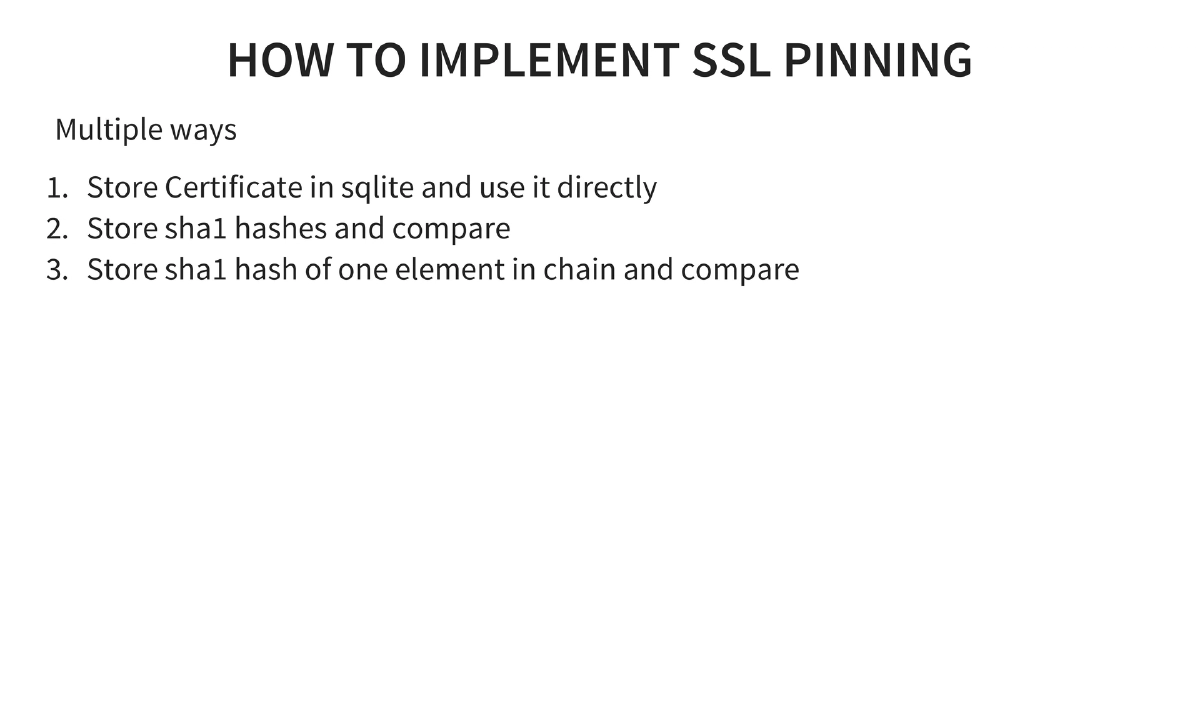 Slide 11 of Ssl Pinning