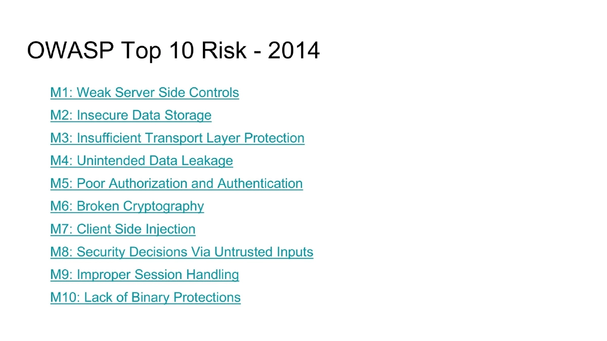 Slide 12 of Nullcon Extreme Android