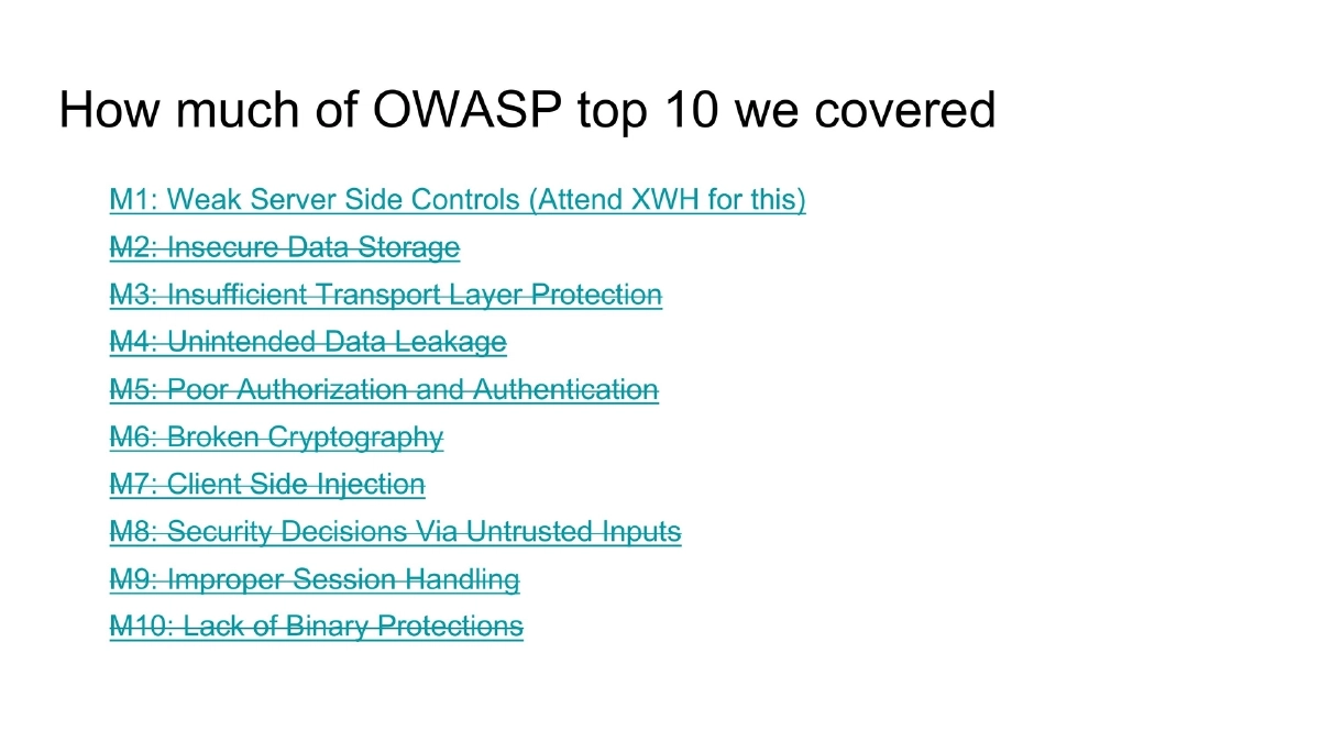 Slide 75 of Nullcon Extreme Android