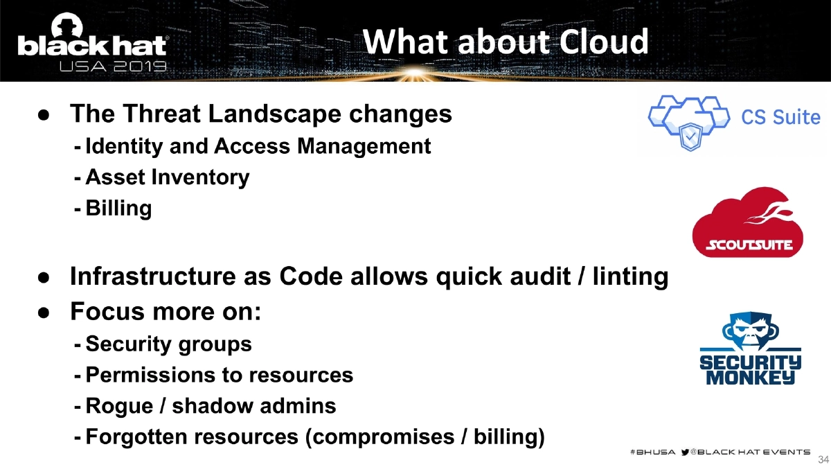 Slide 34 of BlackHat USA DevSecOps
