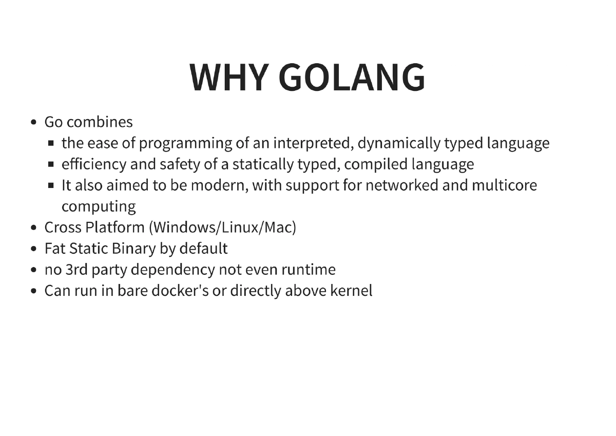 Slide 6 of Golang For Pentesters