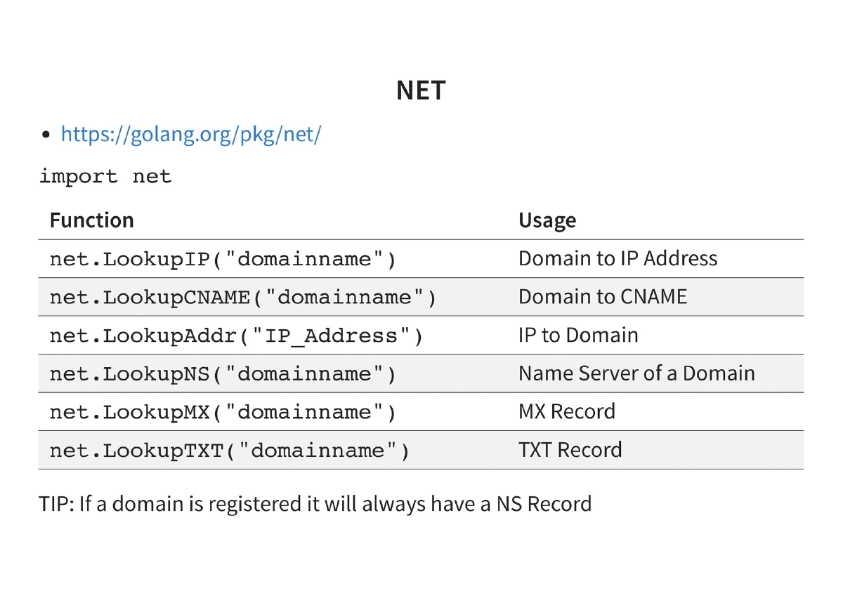 Slide 16 of Golang For Pentesters