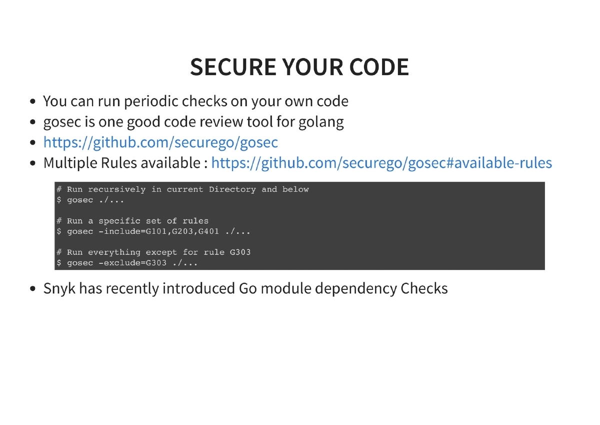 Slide 27 of Golang For Pentesters
