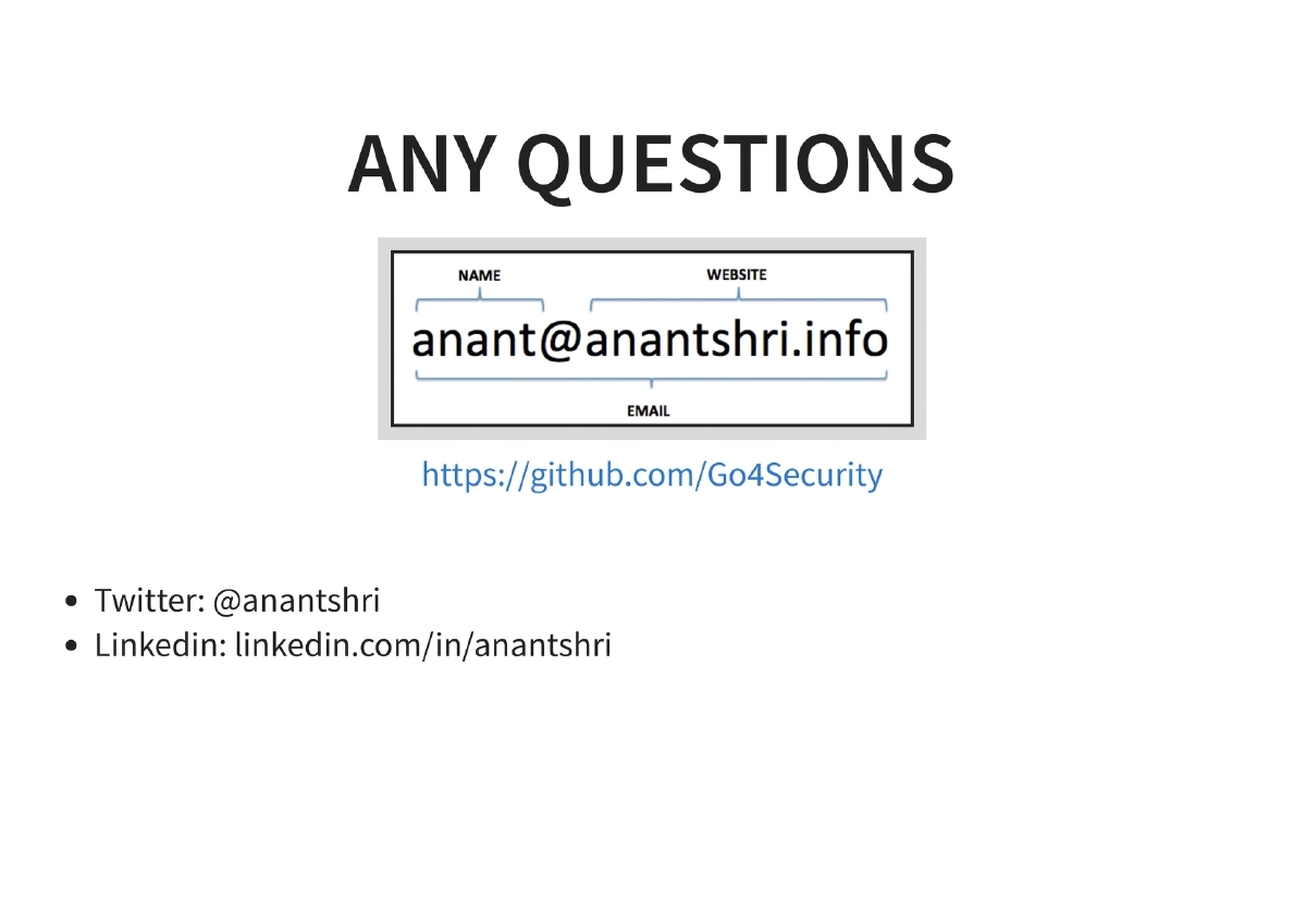 Slide 32 of Golang For Pentesters