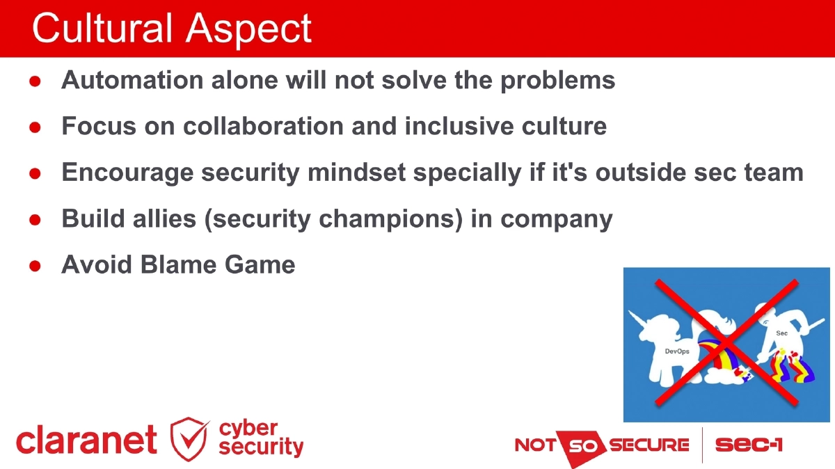Slide 16 of Ip Expo DevSecOps