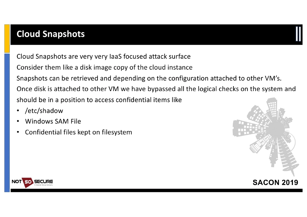 Slide 32 of Sacon Cloud Pentesting