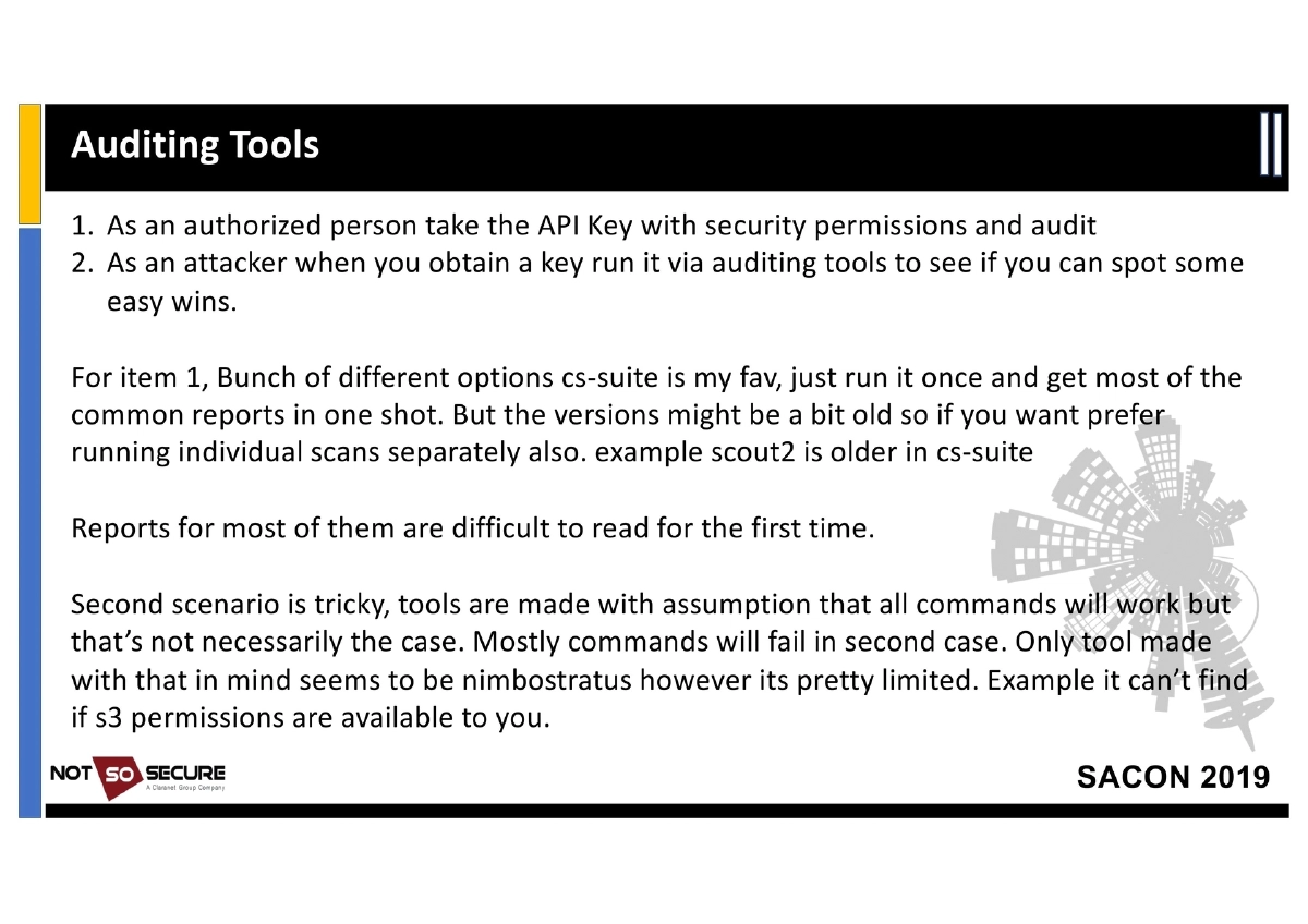 Slide 39 of Sacon Cloud Pentesting