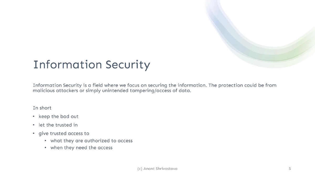Slide 5 of Career In Infosec