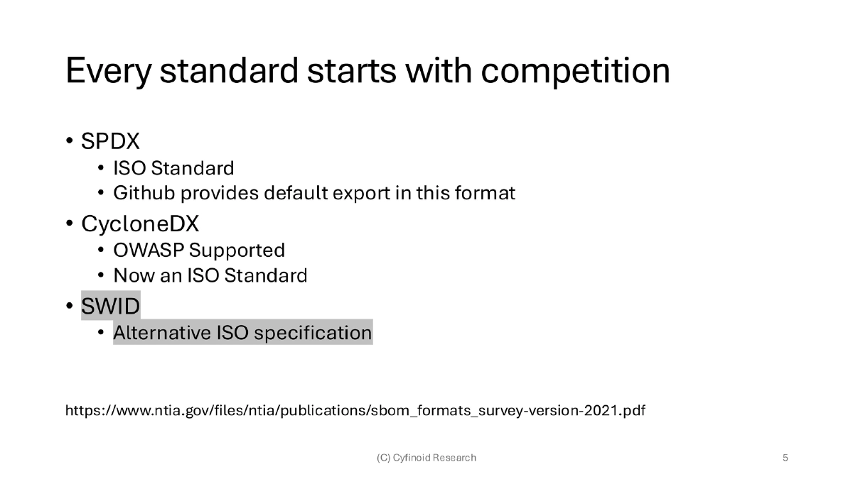 Slide 5 of C0c0n Shiny Sbom