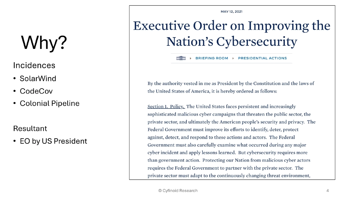 Slide 4 of Supply Chain BlackHat USA