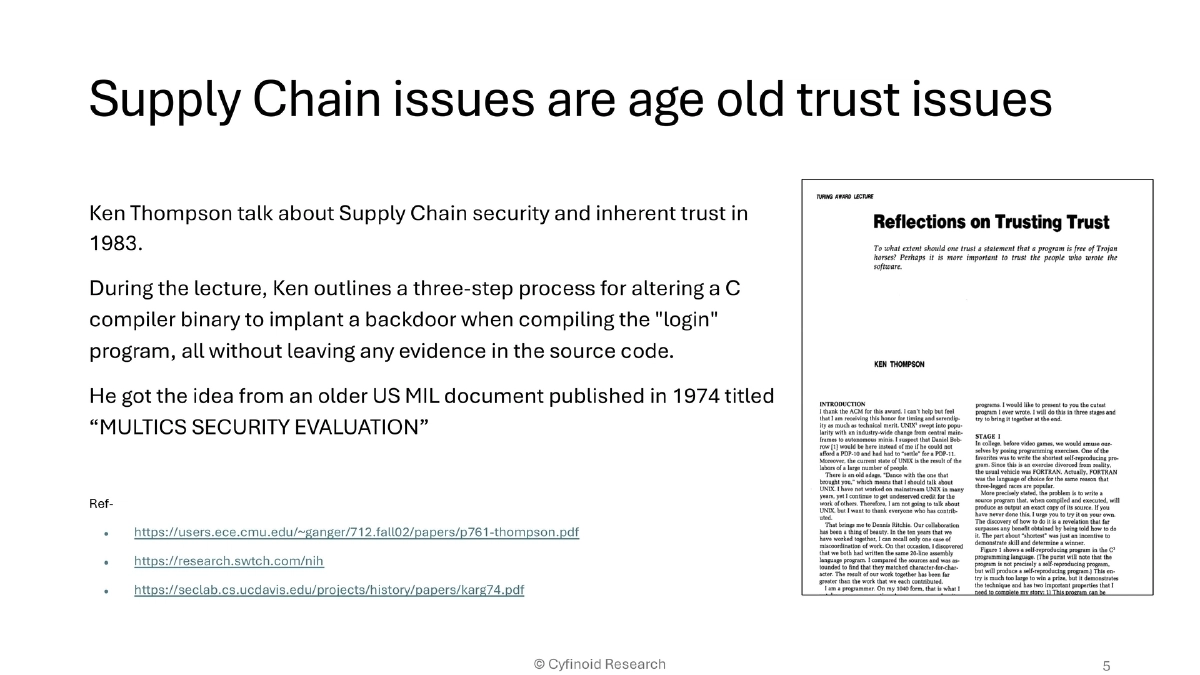 Slide 5 of Supply Chain BlackHat USA
