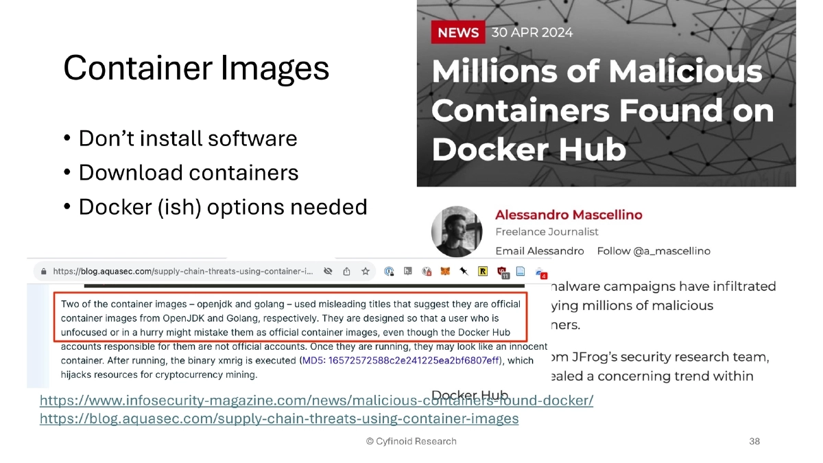 Slide 38 of Supply Chain Owasp London