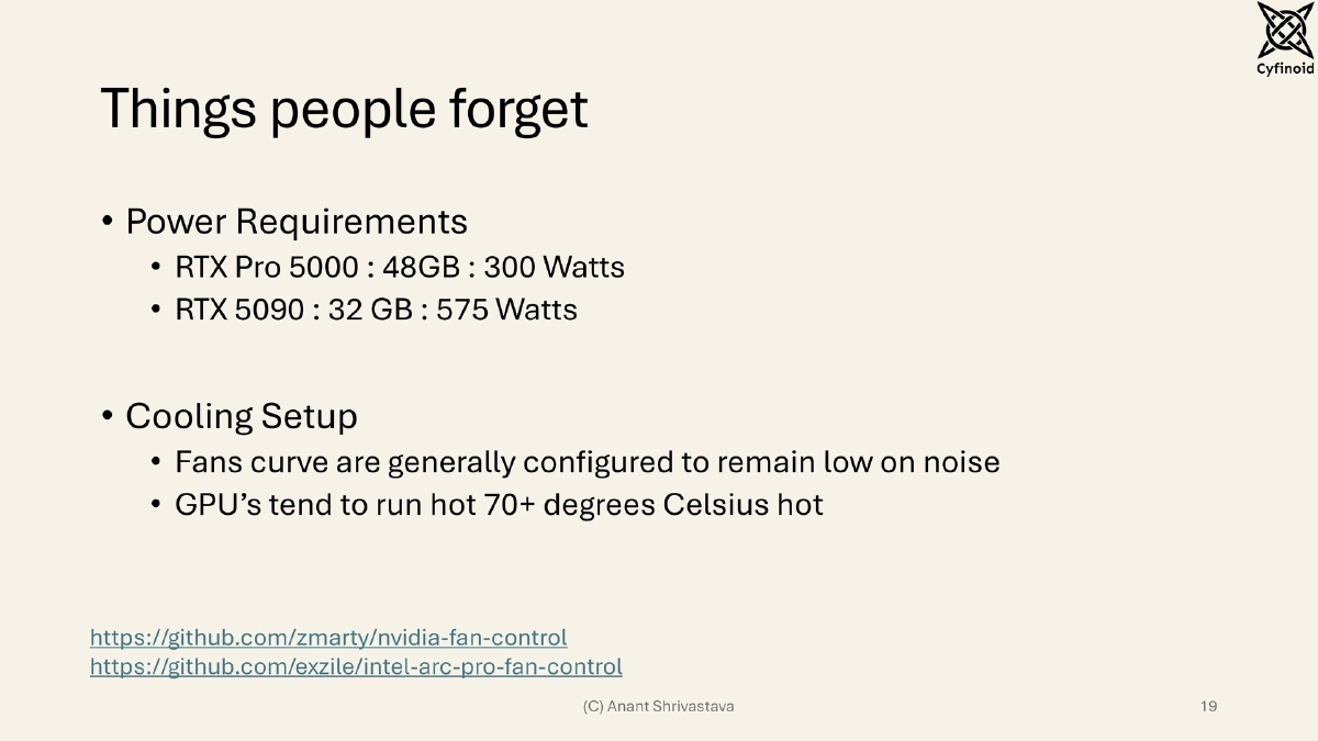 Slide 19 of Building, Owning, and Securing Private AI Infrastructure