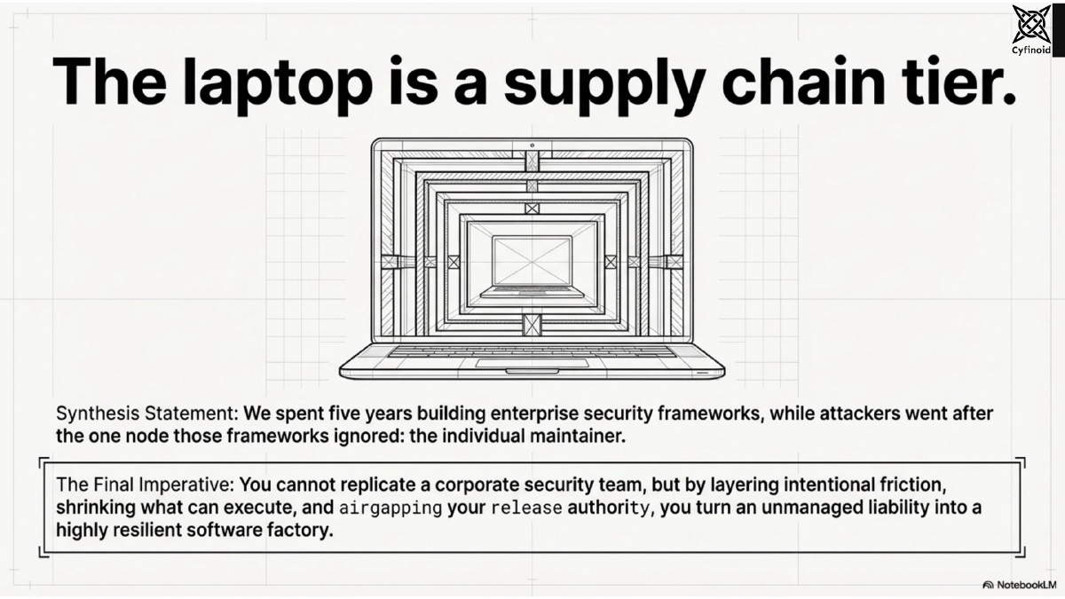 Slide 17 of Your Laptop Is Production: Strengthening the Weakest Link in the Software Supply Chain