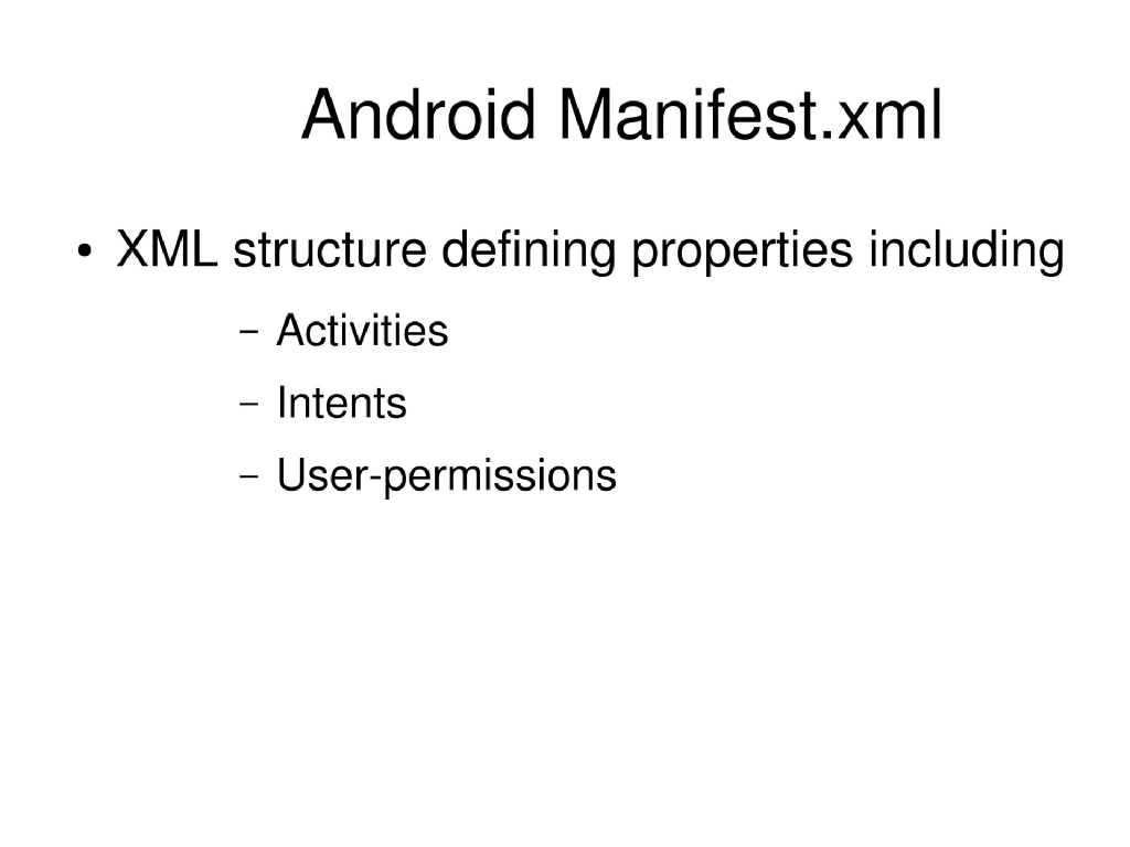 Slide 41 of Deep Dive Android