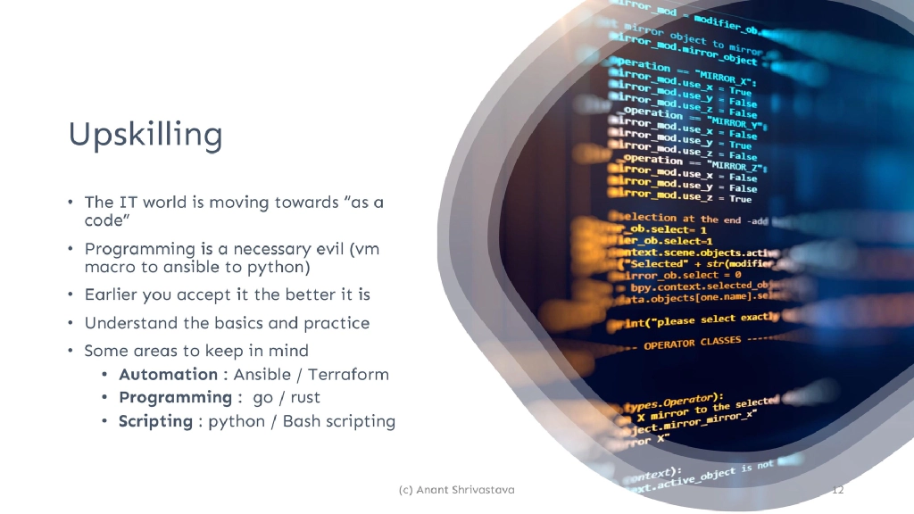 Slide 12 of Career in Information Security