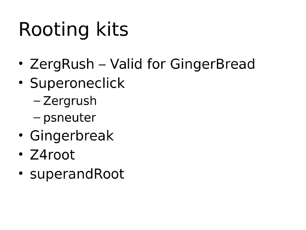Slide 40 of Android Security Workshop