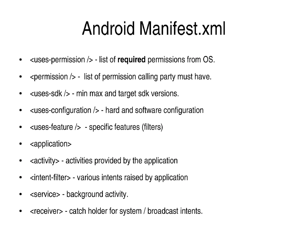 Slide 27 of Android Security Workshop