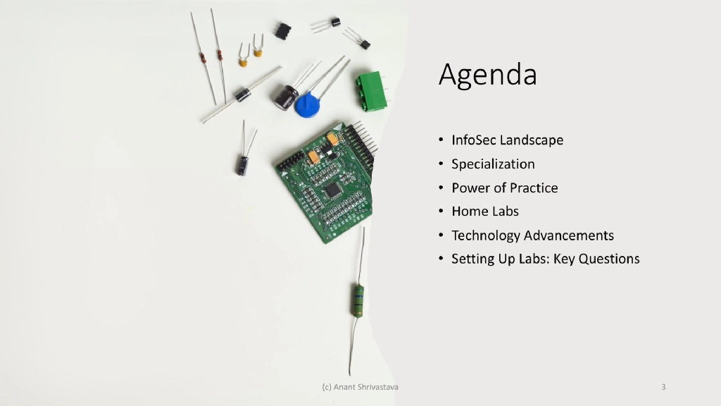 Slide 3 of Expanding capability horizons : Homelabs and beyond